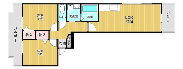 グランドメゾン池上Ⅱの間取り