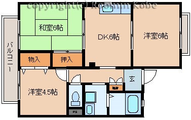 プリシエール南別府の間取り