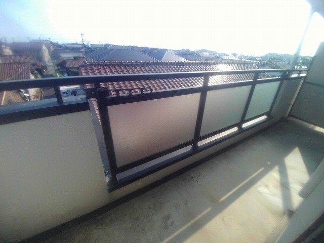 マンションエイトのバルコニー