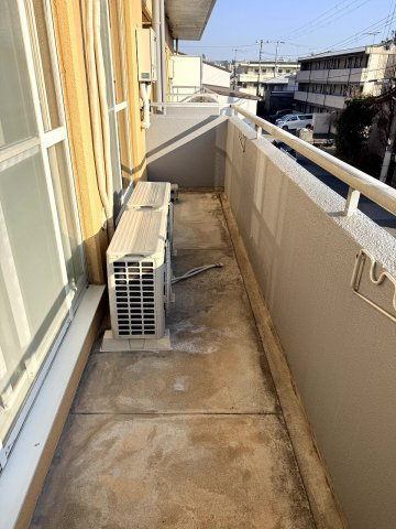 エクセラン今田のバルコニー