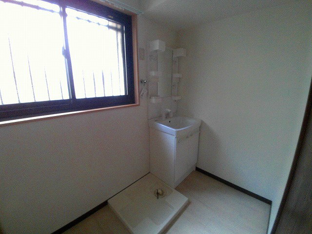 明神マンション1号の洗面所