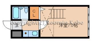 レオ西明石の間取り