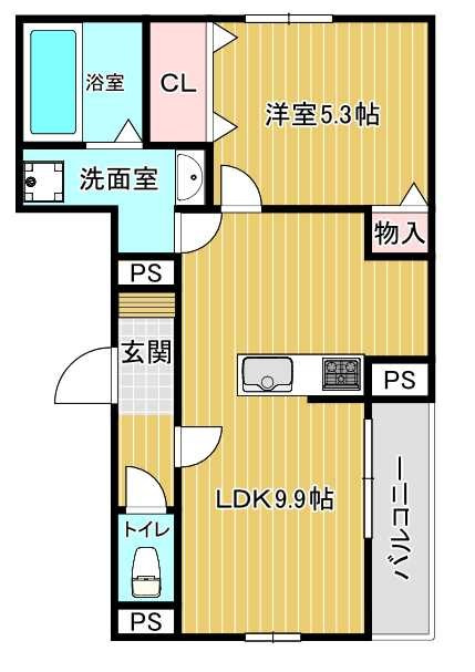 プリメーロ明石の間取り