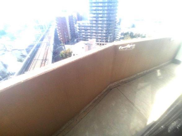 サンエキューズⅡのバルコニー