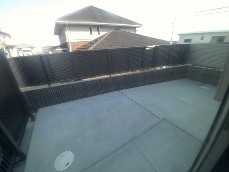 アンソレイエファミーユのバルコニー