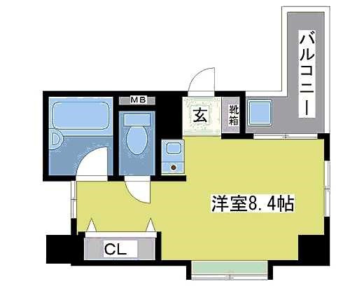 YKハイツ西明石の間取り