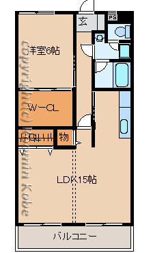 YKハイツ宮の上の間取り