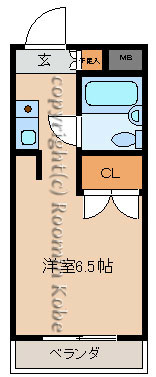 メゾンドリムールの間取り|反転の場合あり。