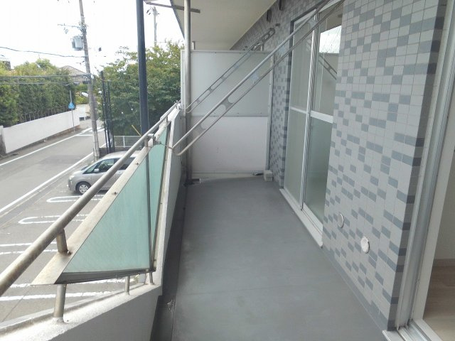 ビューハイツのバルコニー