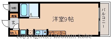 クロスロードハイツヤマサキの間取り