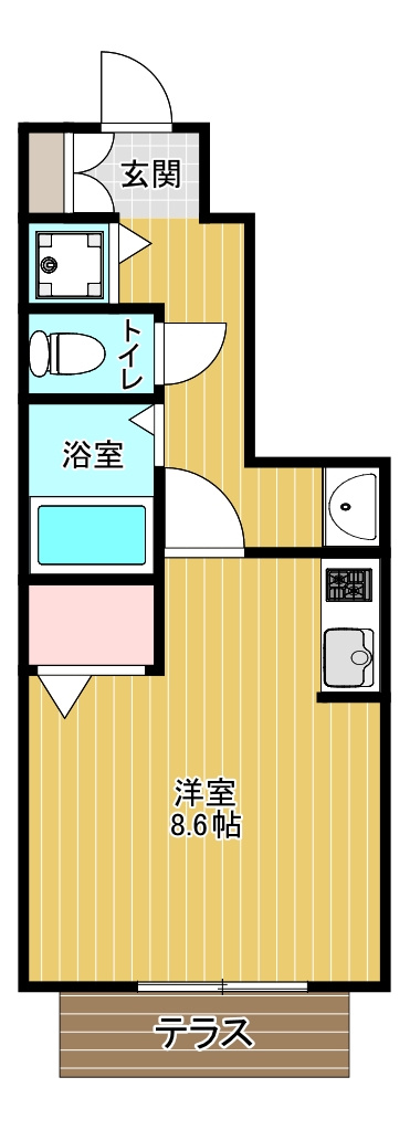 ツインスターヴィラの間取り