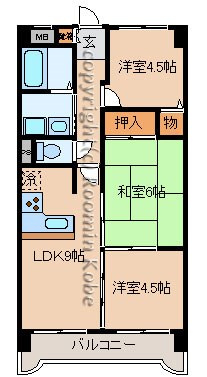セラヴィの間取り