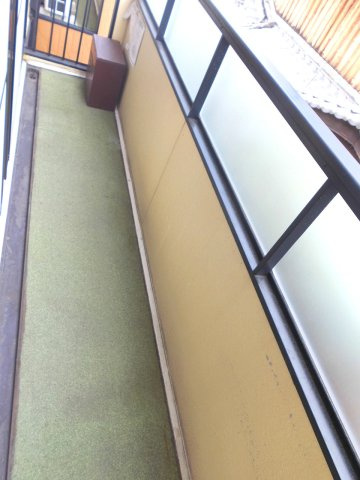 アムールKOHBEのバルコニー