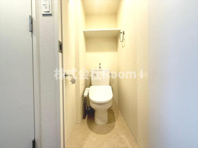 【トイレ】 | アプリーレ松屋町 | 清潔感のあるトイレです