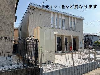 毛呂山町岩井東1丁目アパート新築工事の外観|同型タイプ