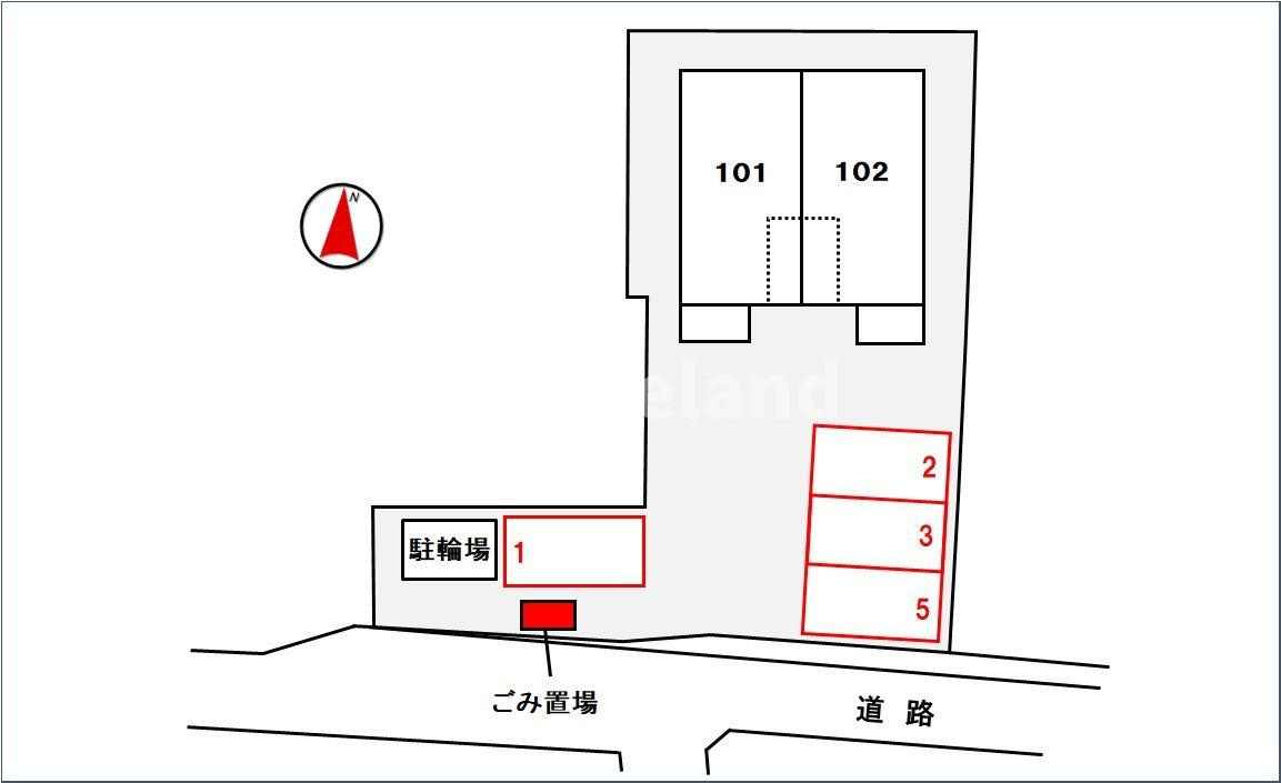 ガーデニアＫ・Ⅰの駐車場