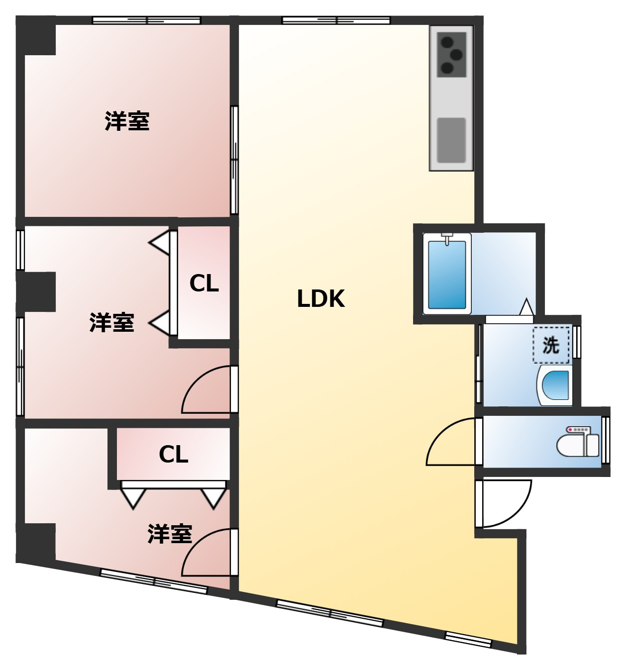 大輝ビルの間取り