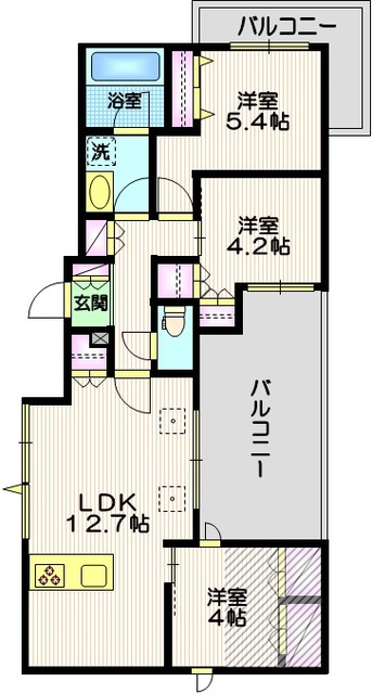 ＧＲＡＮＤ　ＰＡＬＡＩＳ　ＯＫＵＳＡＷＡの間取り|間取り