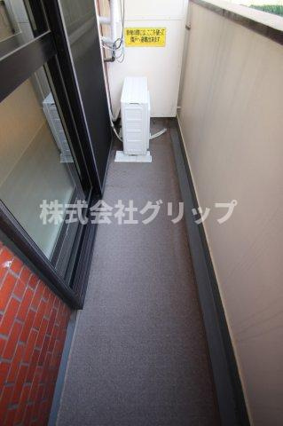 ライオンズプラザ南太田のバルコニー