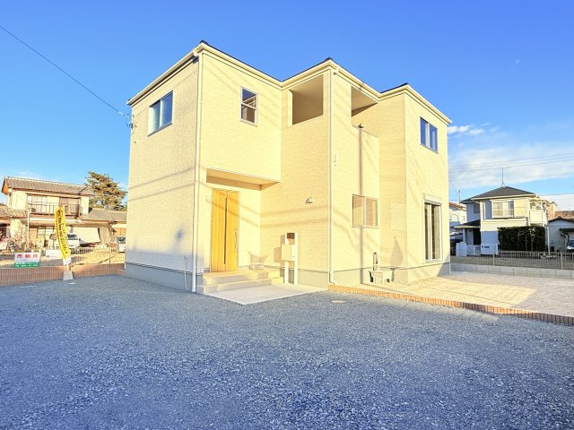 小美玉市北浦団地4期　新築戸建て　1号棟の外観