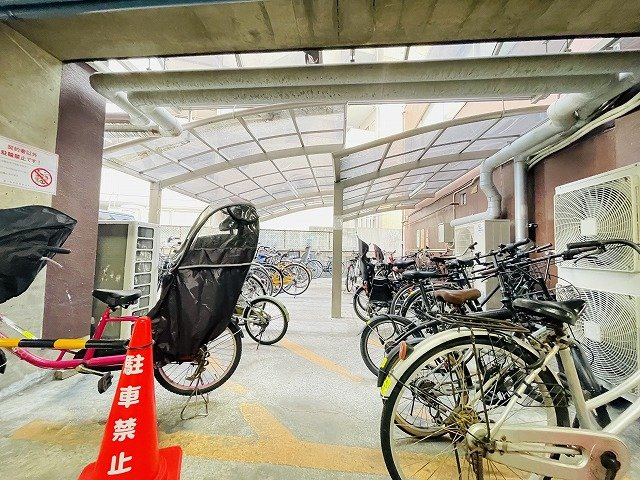 【駐輪場】 | 皐月マンション那の川