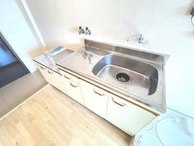 【キッチン】 | 大和ハイツ | コンパクトなキッチンで掃除もラクラク