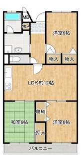 【間取り】 | フィオーレ中井