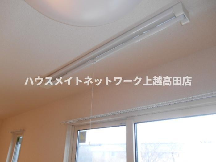 ロジュマン シュシュ Ｂの展望|室内物干し（参考206号室室内写真）