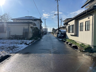 【前面道路含む現地写真】 | 古河江　売地
