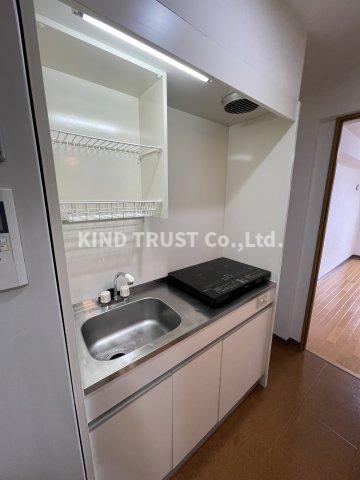 フラットワン天神橋のキッチン|お料理しやすいキッチンです