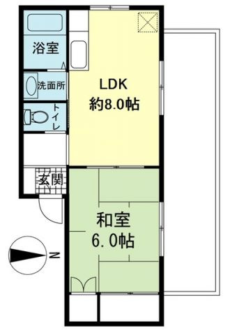 ハーベイカッツハイムの間取り