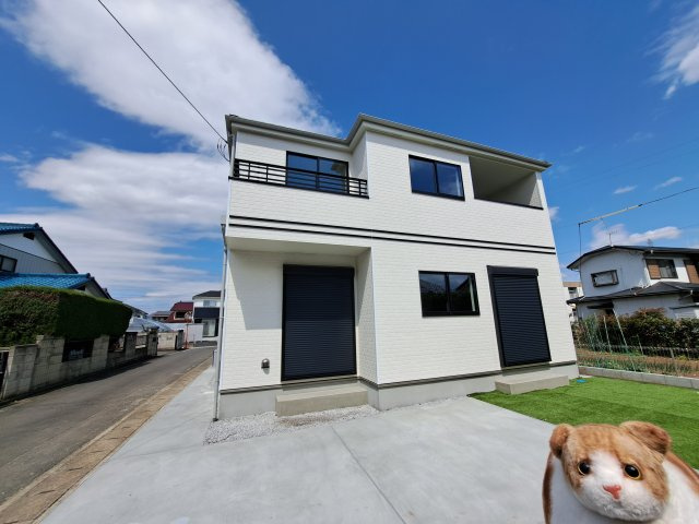 新築　高崎市下佐野町3期　Heartful　Town　１号棟の外観|現地写真　完成しました！ご内覧等、お気軽にお問合せください♪　							
