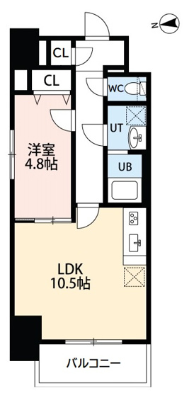 【間取り】 | S-RESIDENCE岡崎公園aureate