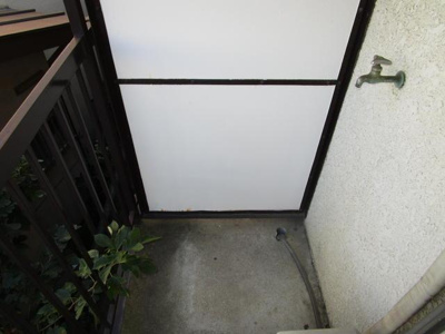 【バルコニー】 | 第五ユタカハイツ | 洗濯機置場 