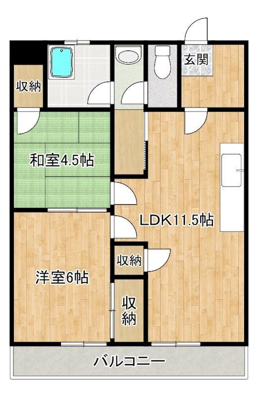 久留米中央ビル の間取り