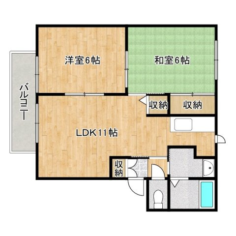 【間取り】 | フロンティア2号館