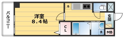 ガーレ花園の間取り