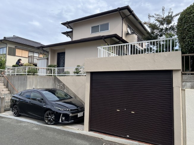 北九州市若松区高須北１丁目戸建ての駐車場|駐車場 乗用車２台OK
