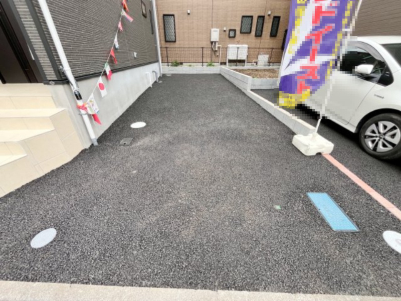 『八王子市新築戸建て』八王子市犬目町96【仲介手数料無料】　３７期の駐車場|～仲介手数料無料☆八王子ひなた不動産～八王子市犬目町　新築戸建て
