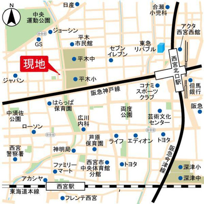 【地図】 | 西宮市　青木町　中古戸建