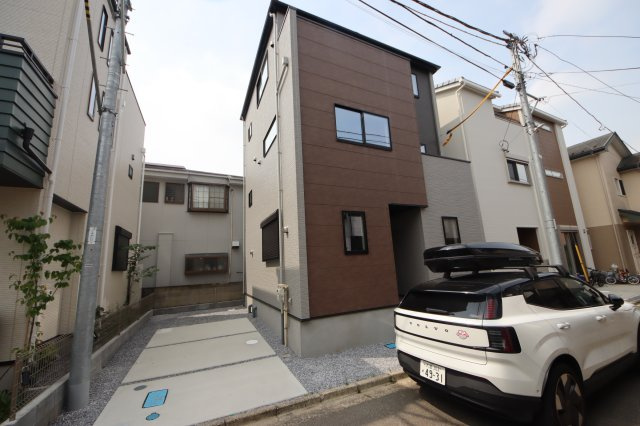 《仲介手数料無料》緑区原山４丁目142-3(全1戸)新築一戸建てリガーレの外観|撮影日 2025年6月9日 9:20 晴れ