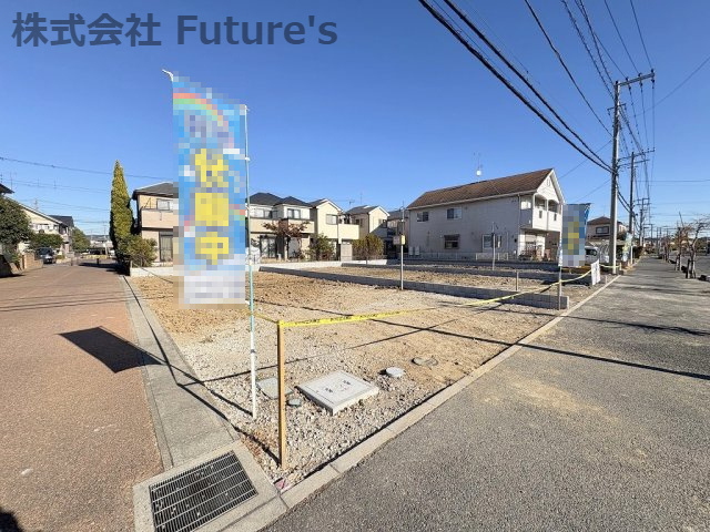 吉川市美南1丁目　新築戸建　全3棟　3号棟の外観|現地の写真になります。