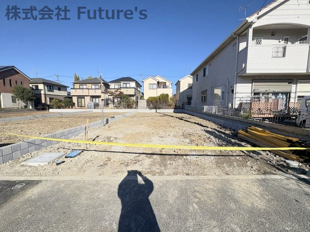 吉川市美南1丁目　新築戸建　全3棟　3号棟の外観|3号棟・現地の写真になります。