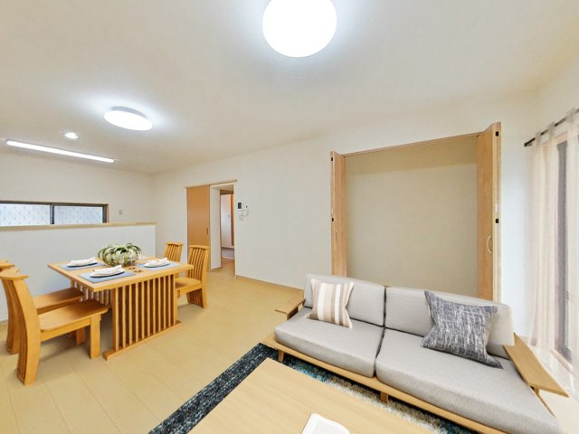 高知市若草町　中古戸建ての居間・リビング|CG