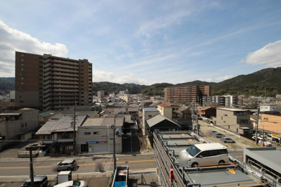 【展望】 | レ・ジェイド浜大津 | ベランダからの大津市街の眺め