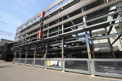 【駐車場】 | レ・ジェイド浜大津 | 敷地内機械式駐車場