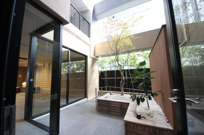 【その他共用部分】 | レ・ジェイド浜大津 | 共有施設中庭