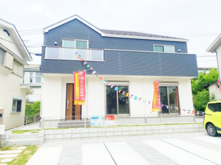 祝　成約済み　八王子市　絹ケ丘　新築戸建て　８期の外観|～仲介手数料無料☆八王子ひなた不動産～八王子市絹ケ丘　新築戸建て
