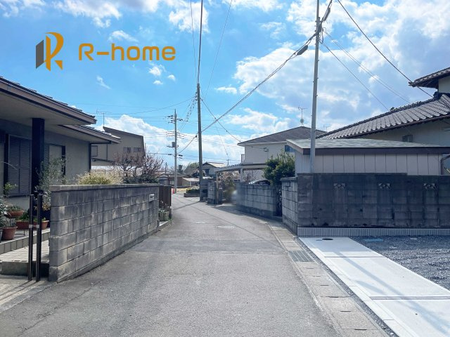 ひたちなか市市毛第7　新築戸建て　1号棟の前面道路含む現地写真|堂々！建物完成♪実際のお部屋をご見学可能です♪
ご見学が一番の資料！お気軽にお問い合わせ下さい♪