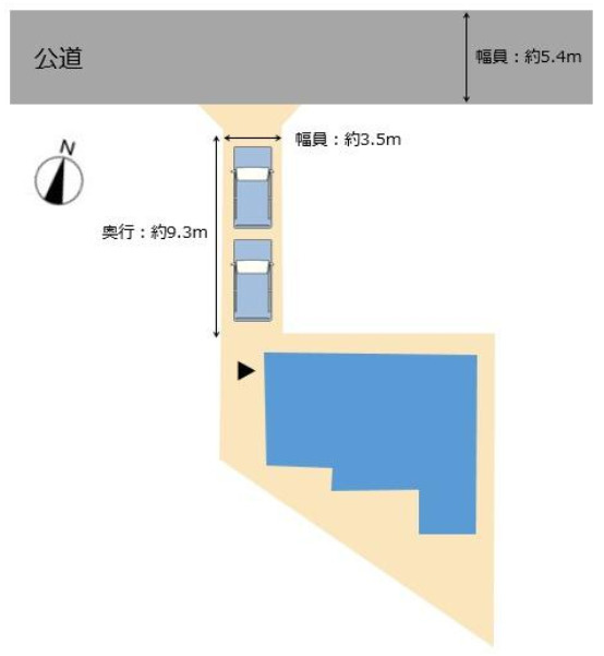 加古川市加古川町稲屋　中古戸建の区画図